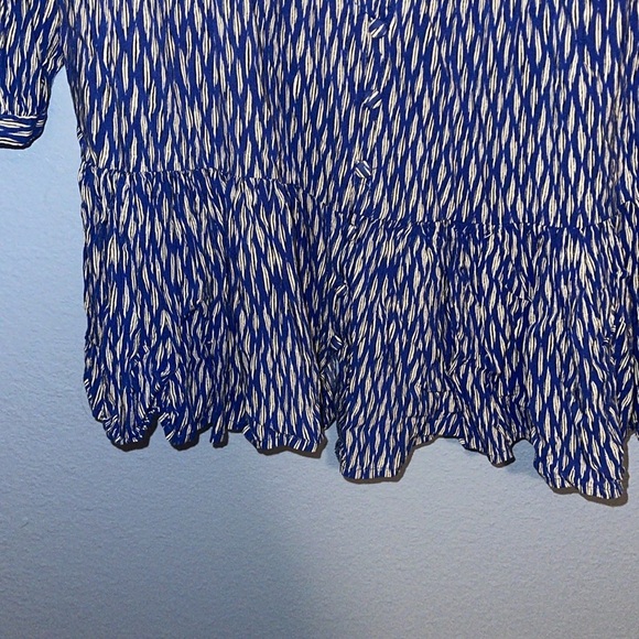 Maeve By Anthropologie S Cheyenne Peplum Top Abstract. R - Picture 5 of 7